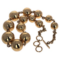 Collana AJD Brilliantemente lucidata con un drammatico Rondello "GIALLO-ORO" da 19"-21".
