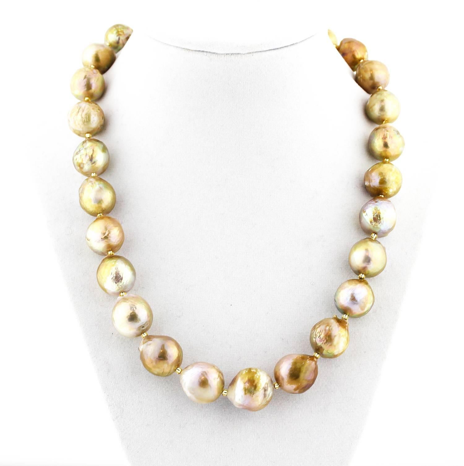 colored pearls necklace
