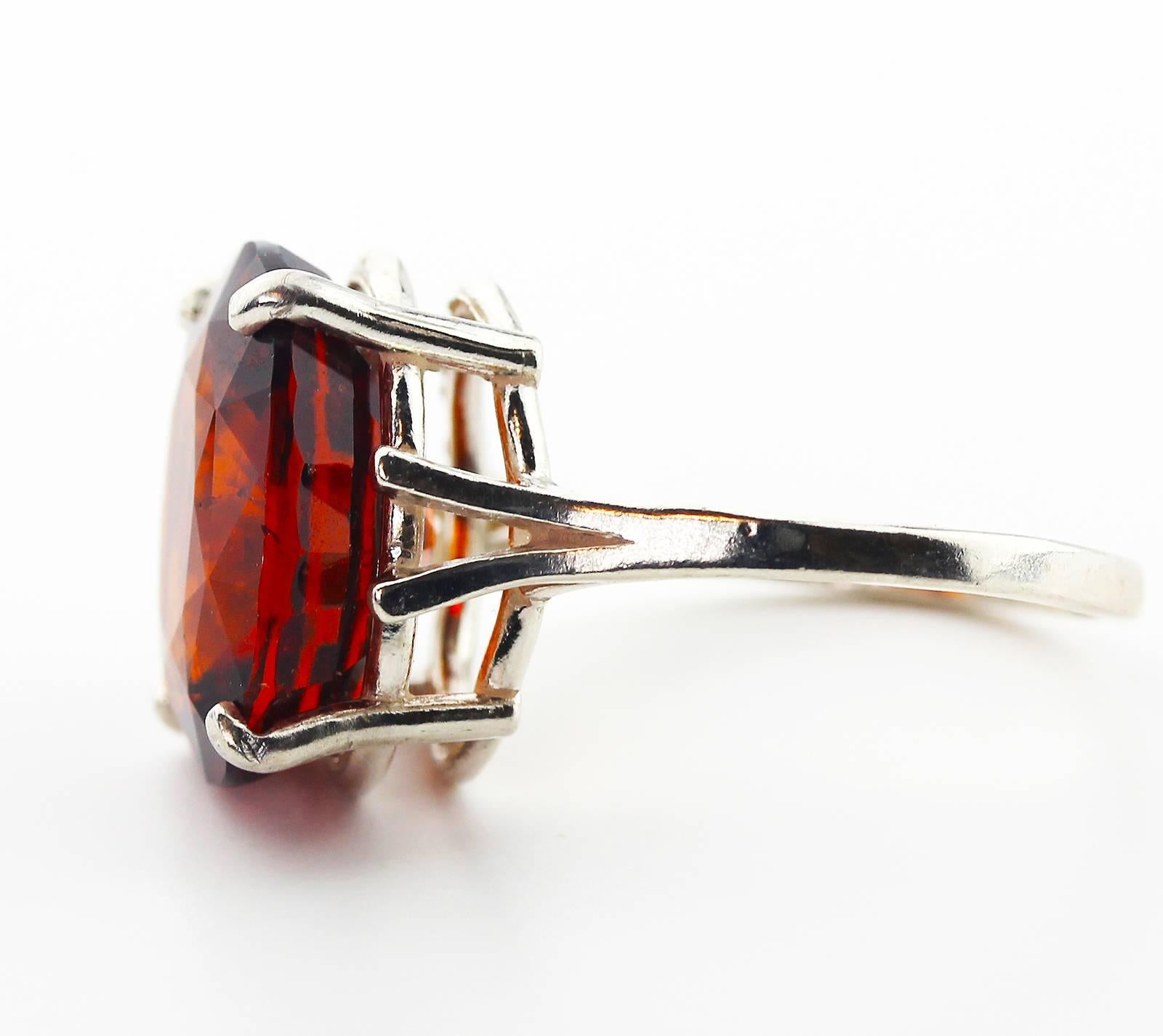 huge garnet ring