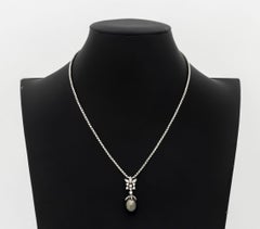 Tahitian Pearl, Diamond, and 14K White Gold Jewelry Set
