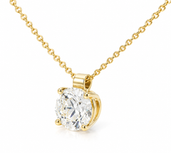 1.5ct GIA Certified Natural Round Diamond Necklace