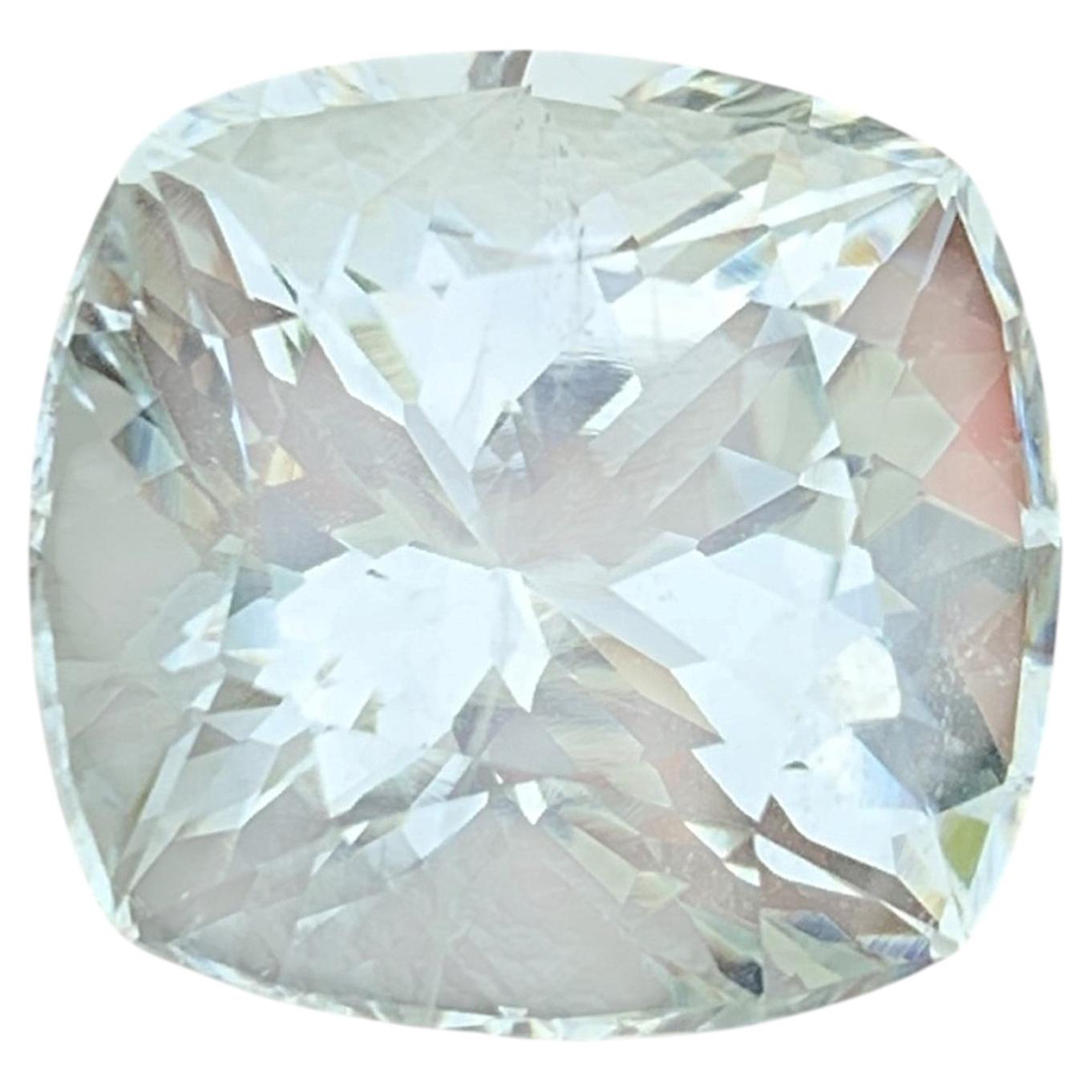 Natürlicher Aquamarin aus Pakistan, 17,00 Karat, Fancy-Kissen-Schliff
