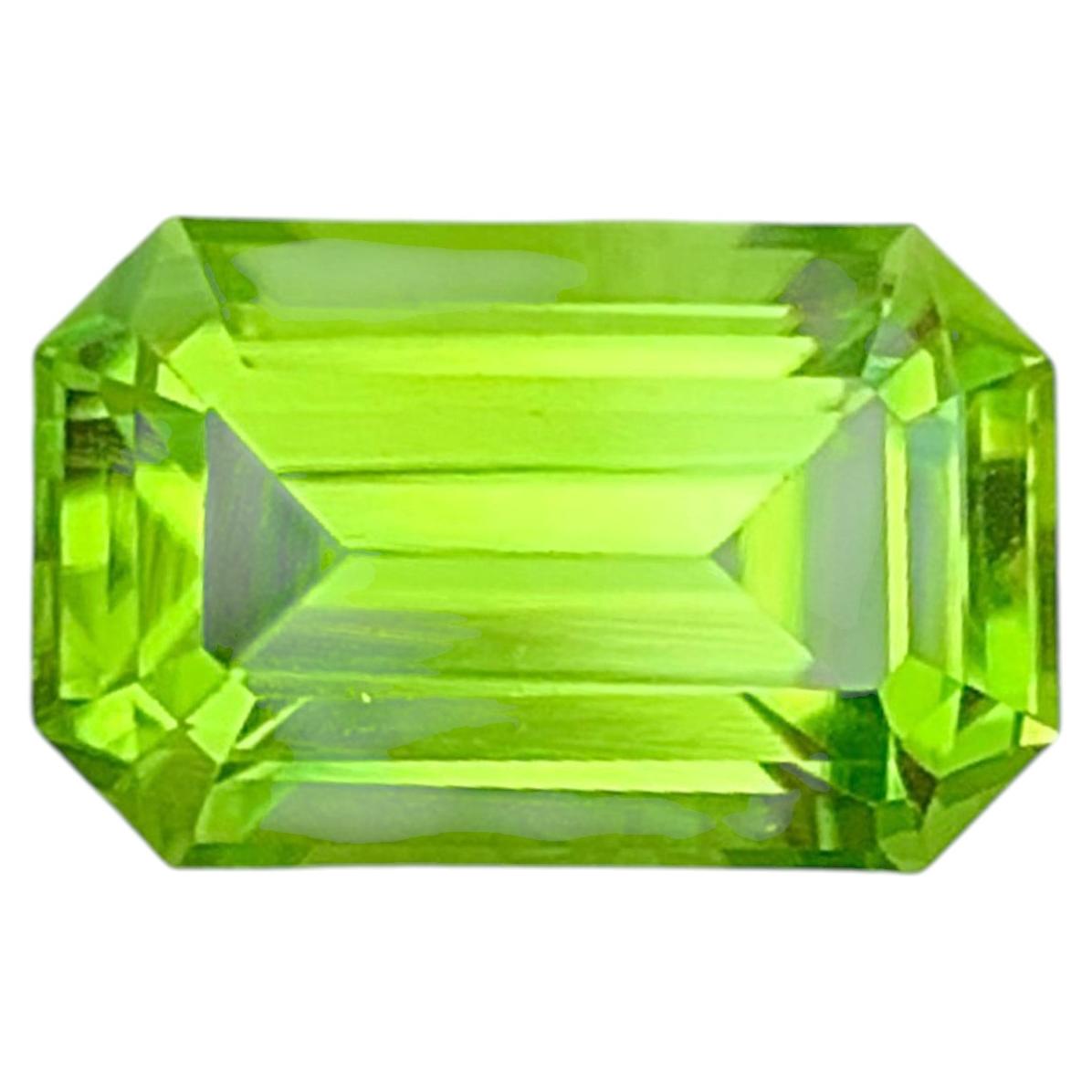 Natural Peridot Gemstone 2.77 Carat – Olive Green Loose Gemstone for Ring