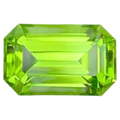 Gemma di peridoto naturale da 2.77 carati - Gemma sfusa di colore verde oliva per anello