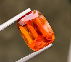 Natural Orange Grossular Garnet 5.39 Carat – Loose Garnet Gemstone for Ring