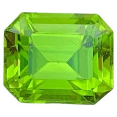 Natural Peridot Gemstone 2.30 Carat – Olive Green Loose Gemstone for Ring