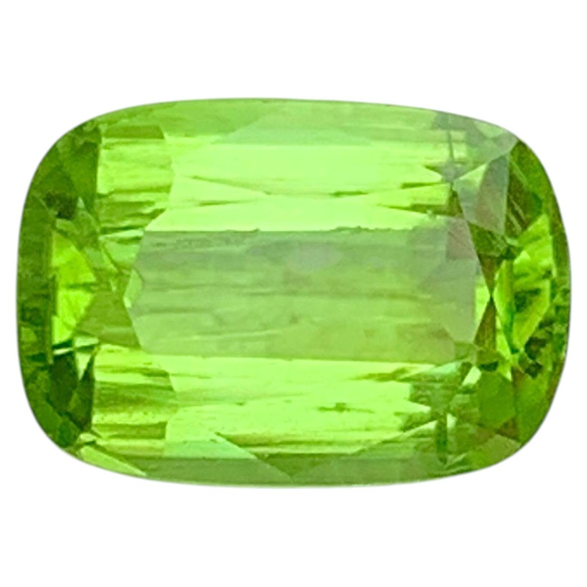 Gemma di peridoto naturale da 1.41 carati - Gemma sfusa di colore verde oliva per anello