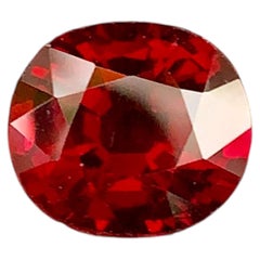 Tanzania Natural Garnet Gemstone: 4.65 Carat Faceted For Ring