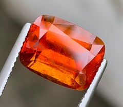 Natural Reddish Orange Grossular Garnet 7.74 Carat – Loose Garnet Gemstone