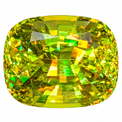 Natural Sparkling Sphene (Titanite) 3.61 Carat – Fancy Cut Rainbow Fire
