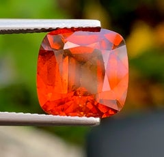 Natural Reddish Orange Grossular Garnet 5.50 Carat – Loose Garnet Gemstone
