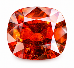 Granate grosularia natural de color rojo anaranjado intenso, 9,04 quilates – Piedra preciosa de granate suelta