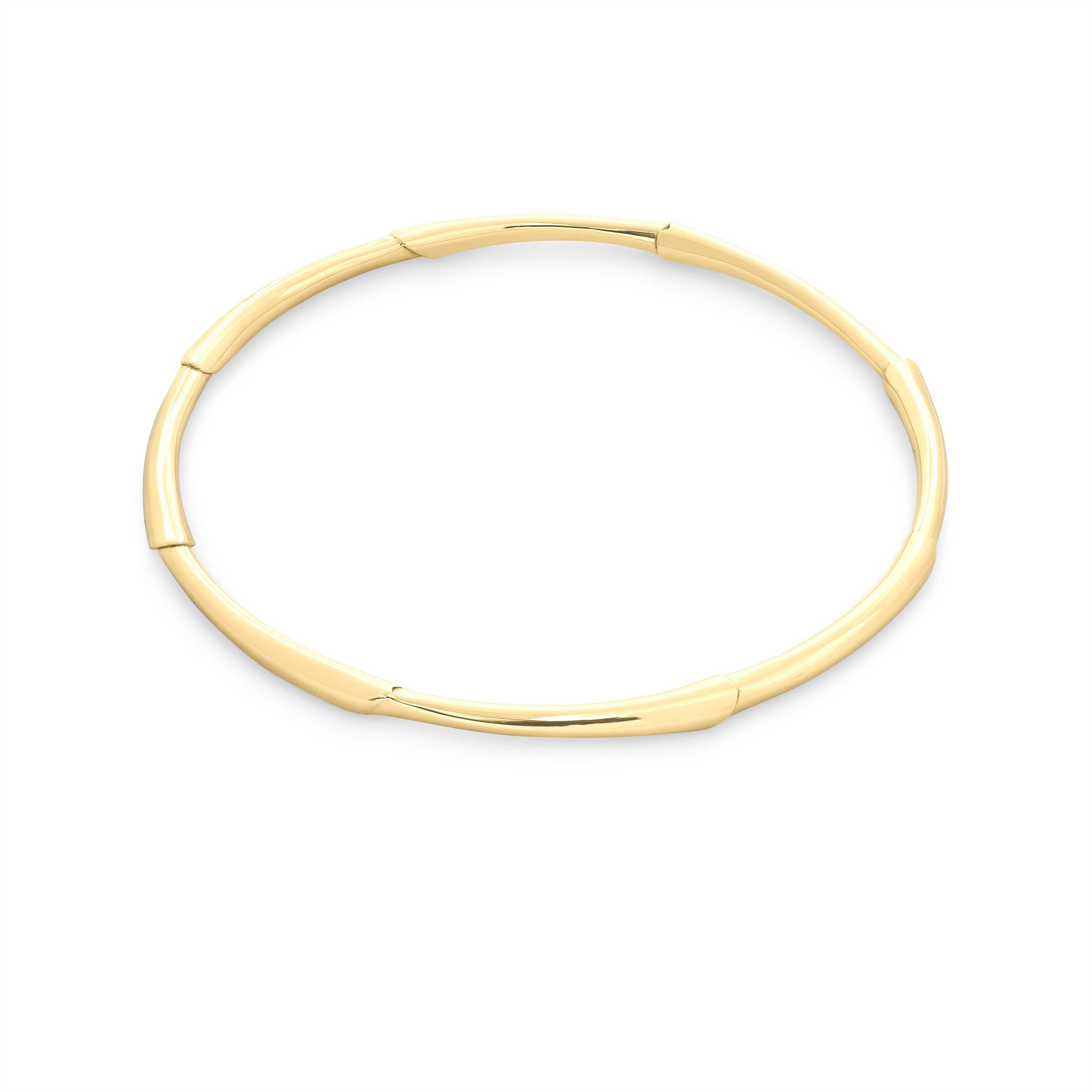 The Kula Bangle takes its name from the ancient tradition of Kula - where its inhabitants of the Trobriand Islands make regular pilgrimages around the circuit of participating archipelagos to exchange gifts of jewellery in return for status and