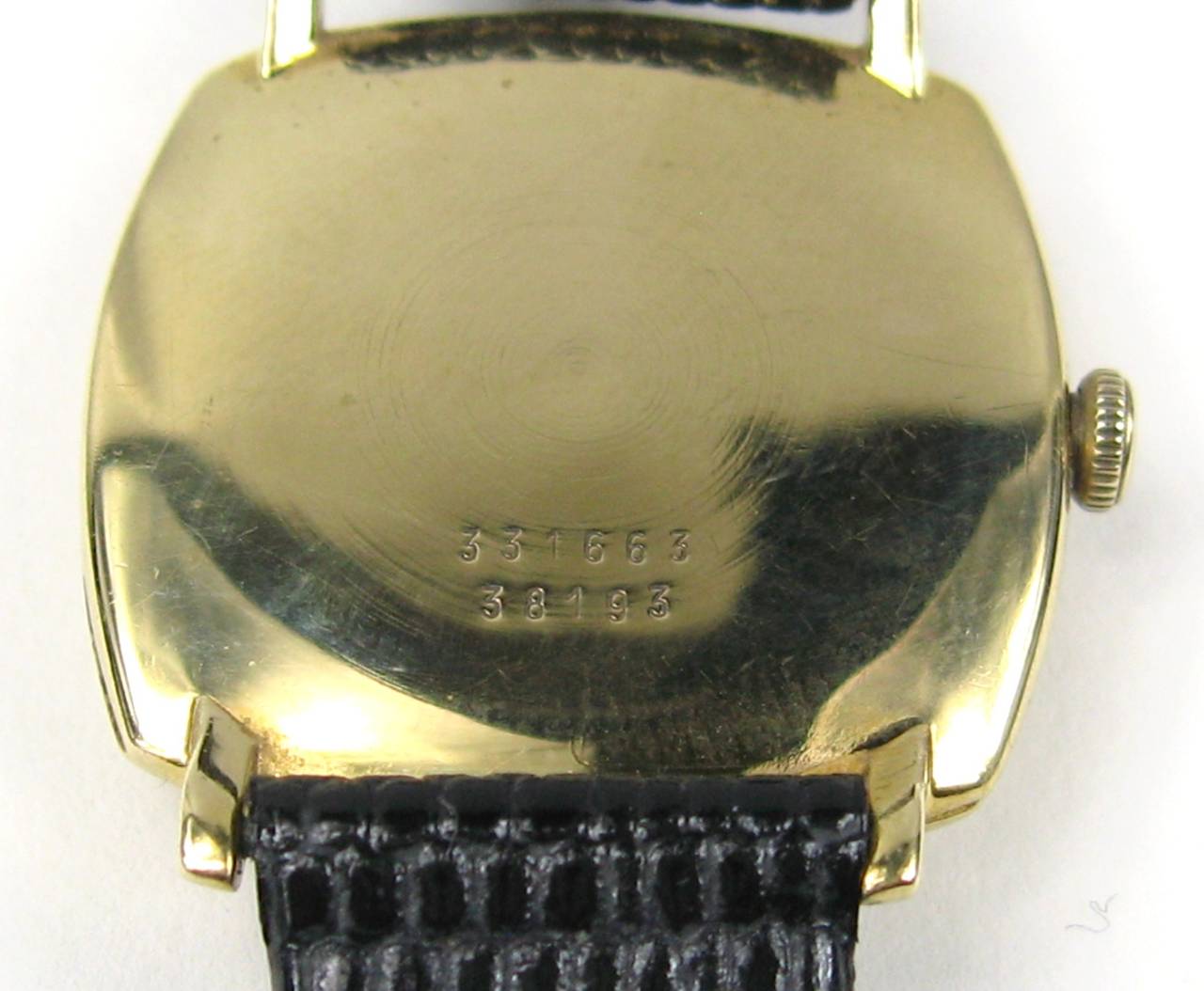 Men's Baume & Mercier Yellow Gold Cushion Wristwatch
