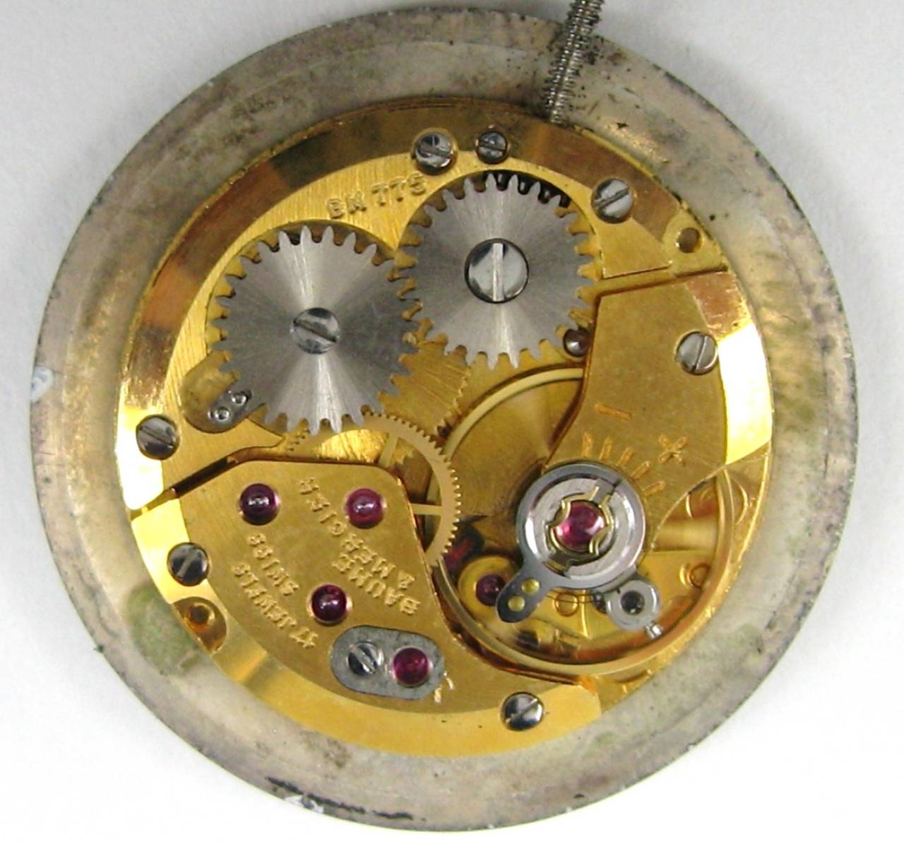 Baume & Mercier Yellow Gold Cushion Wristwatch 1
