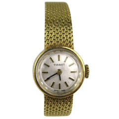 Tissot Lady's Yellow Gold Wristwatch 1