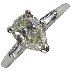 Stunning 1 Carat White Gold Diamond Engagement Ring 5