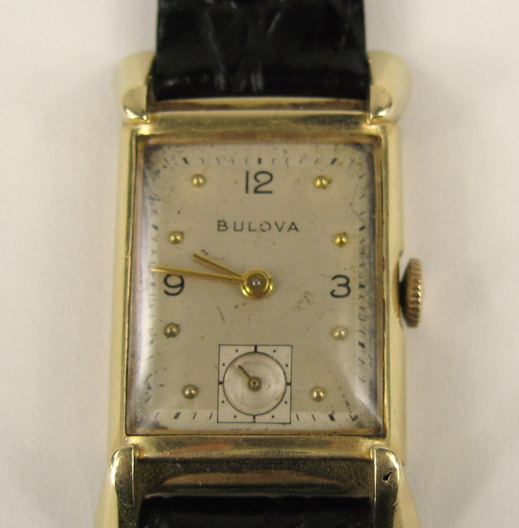 vintage gold bulova watch
