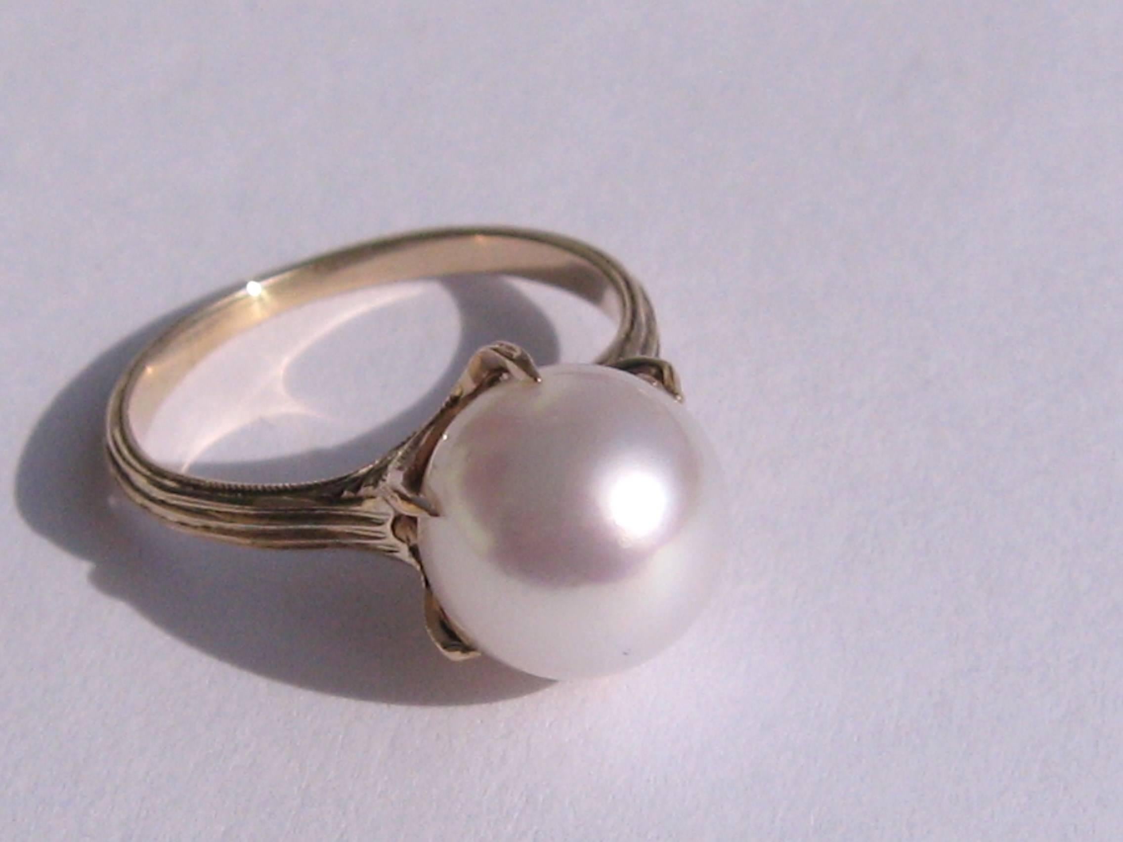 claw pearl ring