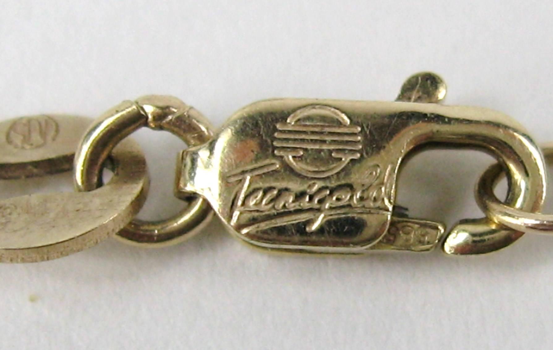 Donna Collana Lavalier in oro 14 carati con perle di semi di peridoto in vendita