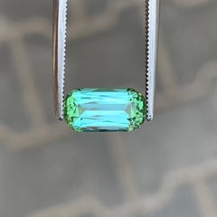 1,8 Karat mintgrüner Turmalin in ovaler Form mit lagunenfarbenem Schimmer – Edelstein für Schmuck