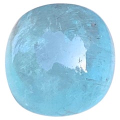 Natural Icy Blue Color Tourmaline Cabochon for Pendant & Ring Jewelry 12mm