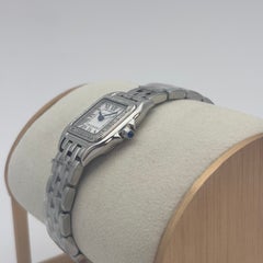 Cartier Panthère Stainless Steel Diamond Bezel Ladies Watch