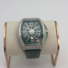 Franck Muller Vanguard Yachting Automatic Steel Green Dial Ref.V 45 SC DT