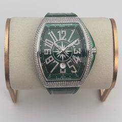 Franck Muller Vanguard Yachting Automatic Steel Green Dial Ref.V 45 SC DT