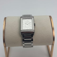 Jaeger-LeCoultre Reverso Lady Ultra Thin Diamond Steel Watch Ref. 268.8.86