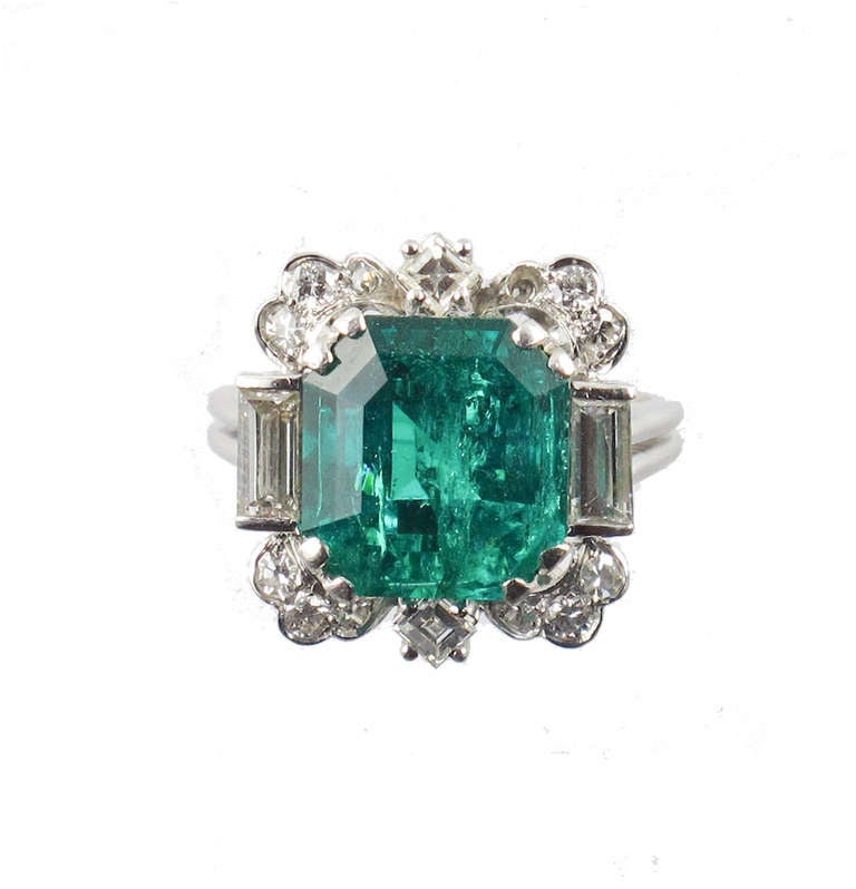 Colombian Emerald Ring at 1stdibs