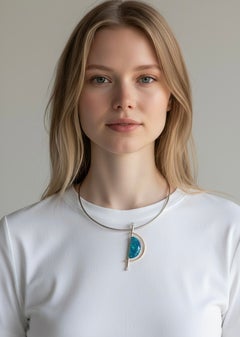 Michael Kneebone Apatit-Diamant-Anhänger aus Gelb- und Weißgold