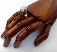 Michael Kneebone Tahitian Peacock Pearl Diamond Cocktail Ring
