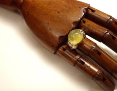 Michael Kneebone Six Point Star Citrine White Diamond Cocktail Ring