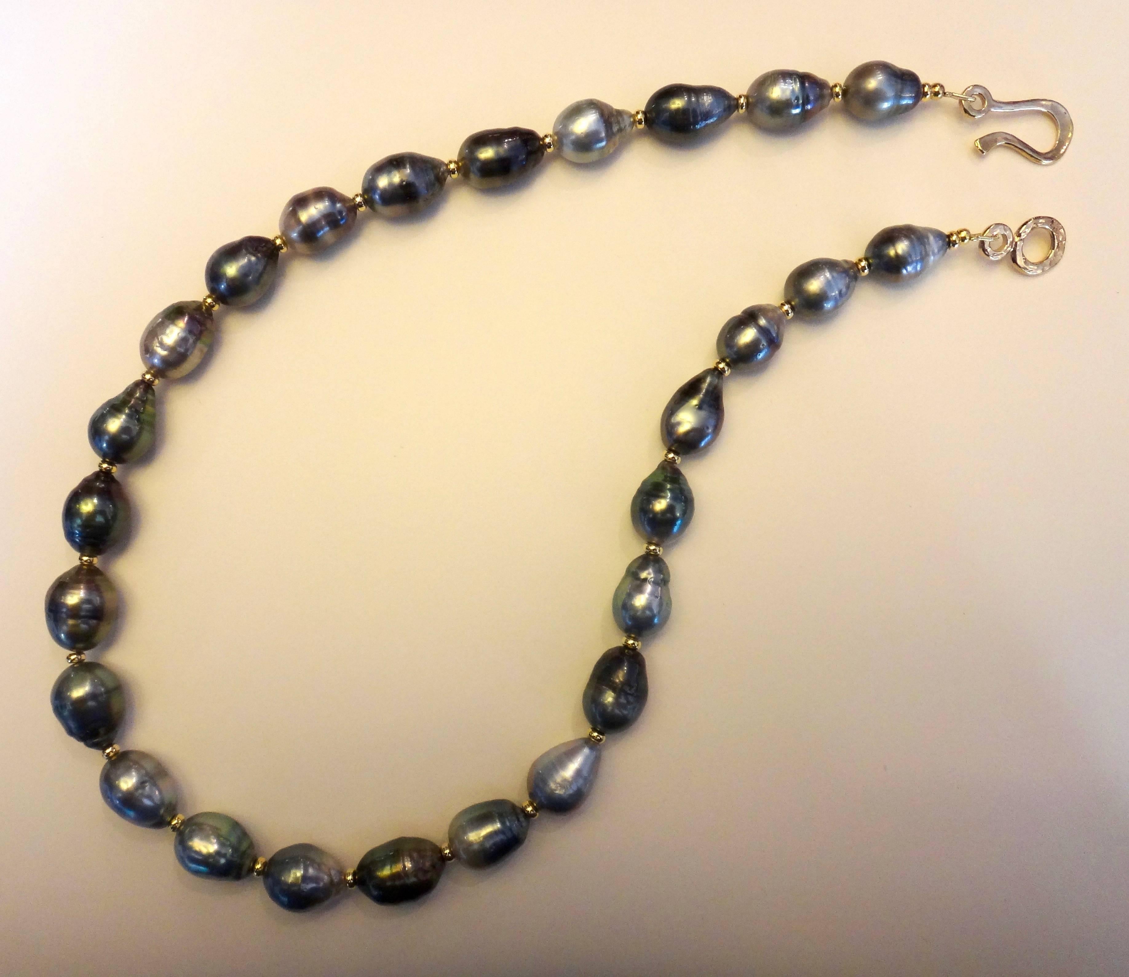 Michael Kneebone Barock-Tahiti-Perlenkette im Zustand „Neu“ im Angebot in Austin, TX