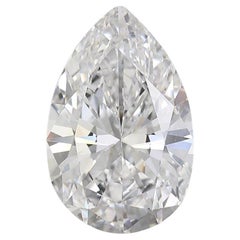 GIA Certified 5.01 Carat Pear Shape E Color VVS2 Clarity Loose Diamond