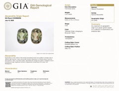 GIA Certified 2.02 Carat Natural Alexandrite and Diamond Platinum Ring
