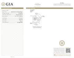 GIA Certified Natural Fancy Light Pink Marquise Diamond Double Halo Ring, 18k