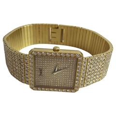 Piaget Yellow Gold Brilliant Set Quartz Wristwatch