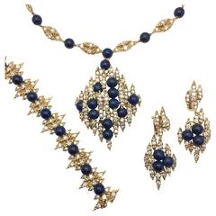 1970s Mellerio Necklace Bracelet and Earrings Jewelry Set 12