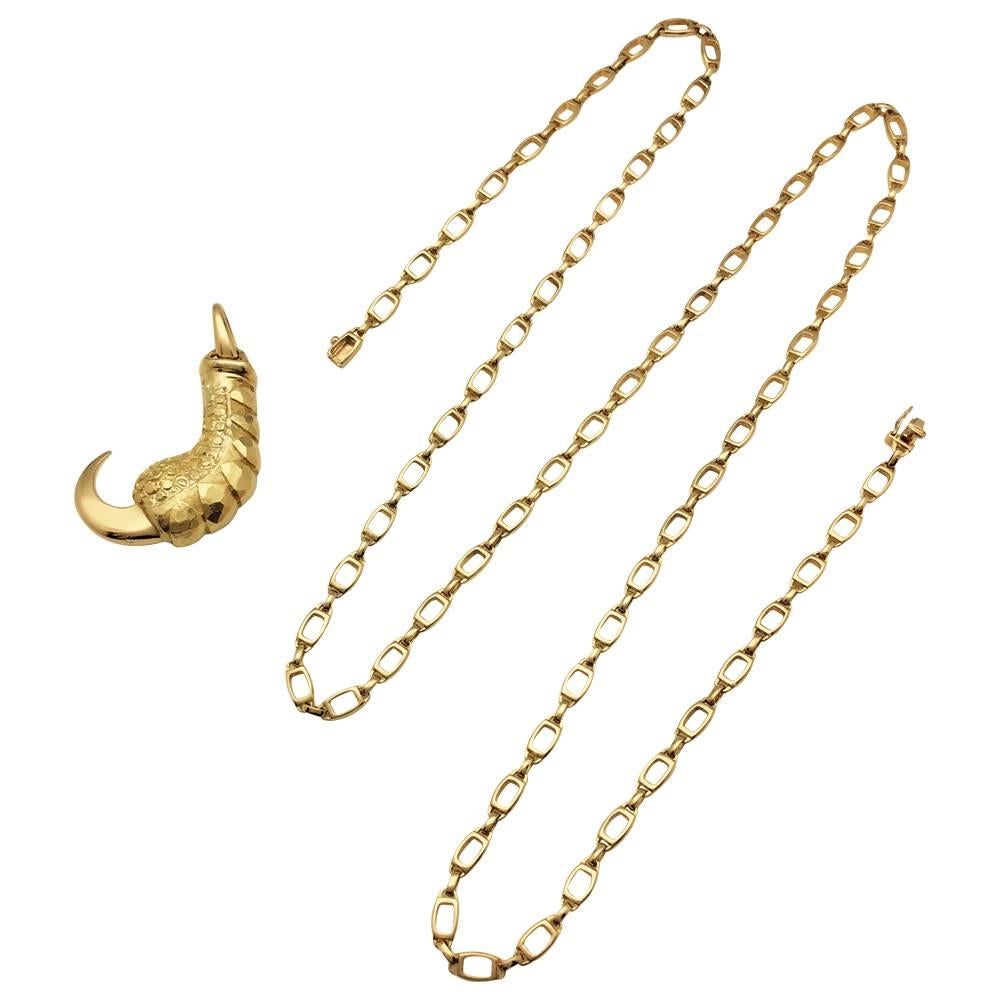 eagle claw necklace