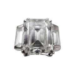 Emerald Cut Diamond Ring