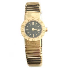 Bulgari Lady's Yellow gold Parentesi Quartz Wristwatch 