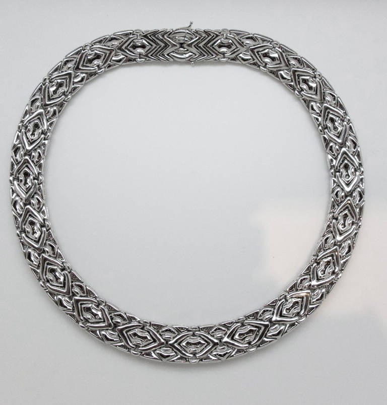Women's Bulgari Diamond White Gold Necklace