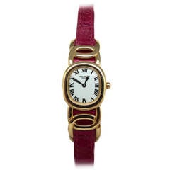 Patek Philippe Lady's Yellow Gold Golden Ellipse Wristwatch Ref 4830 circa 1990s