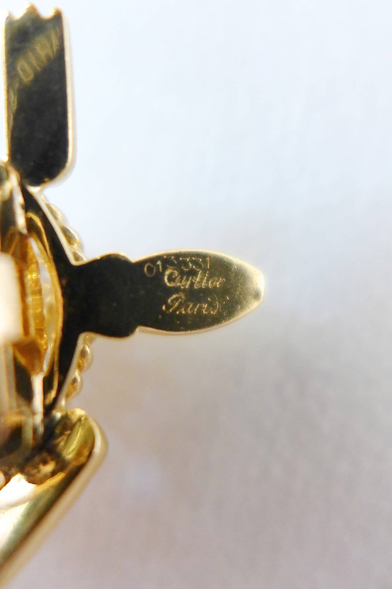 Cartier Sapphire Diamond Gold Turtle Brooch In Excellent Condition In Paris, IDF
