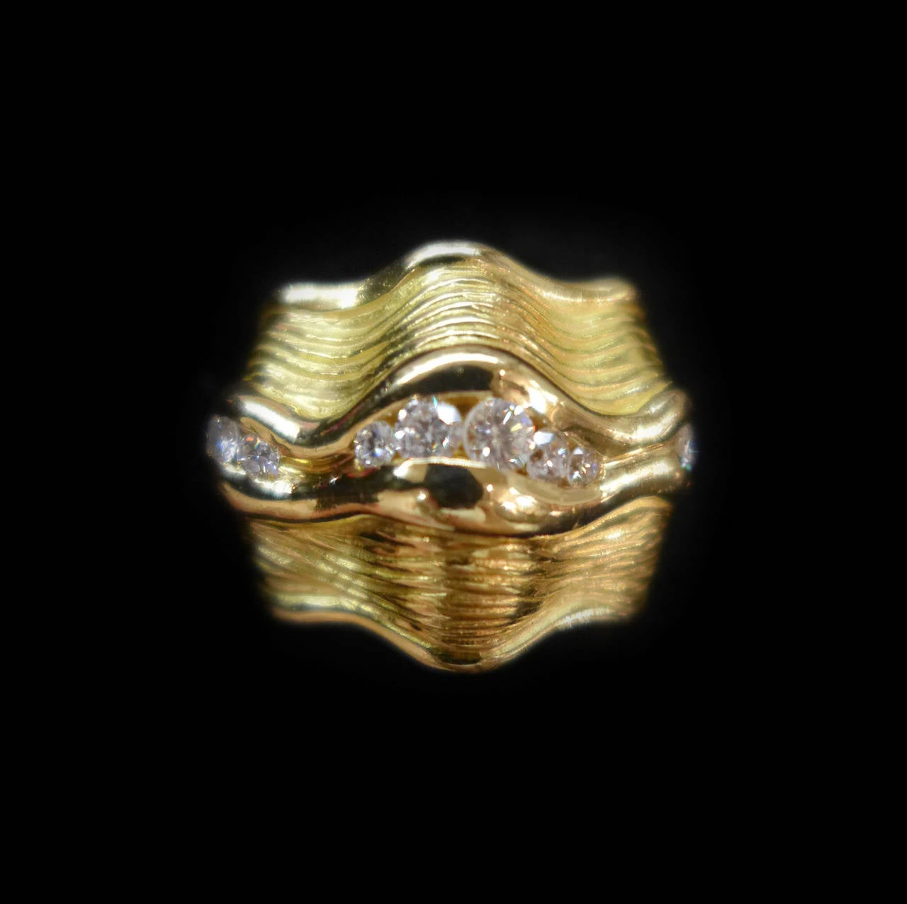 Chanel Diamond Gold Ring 1