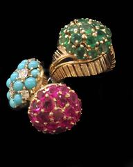 1960s Cartier Gold Tourbillon Ring