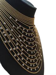 Cartier Sublime Diamond Gold Draperie Necklace Set