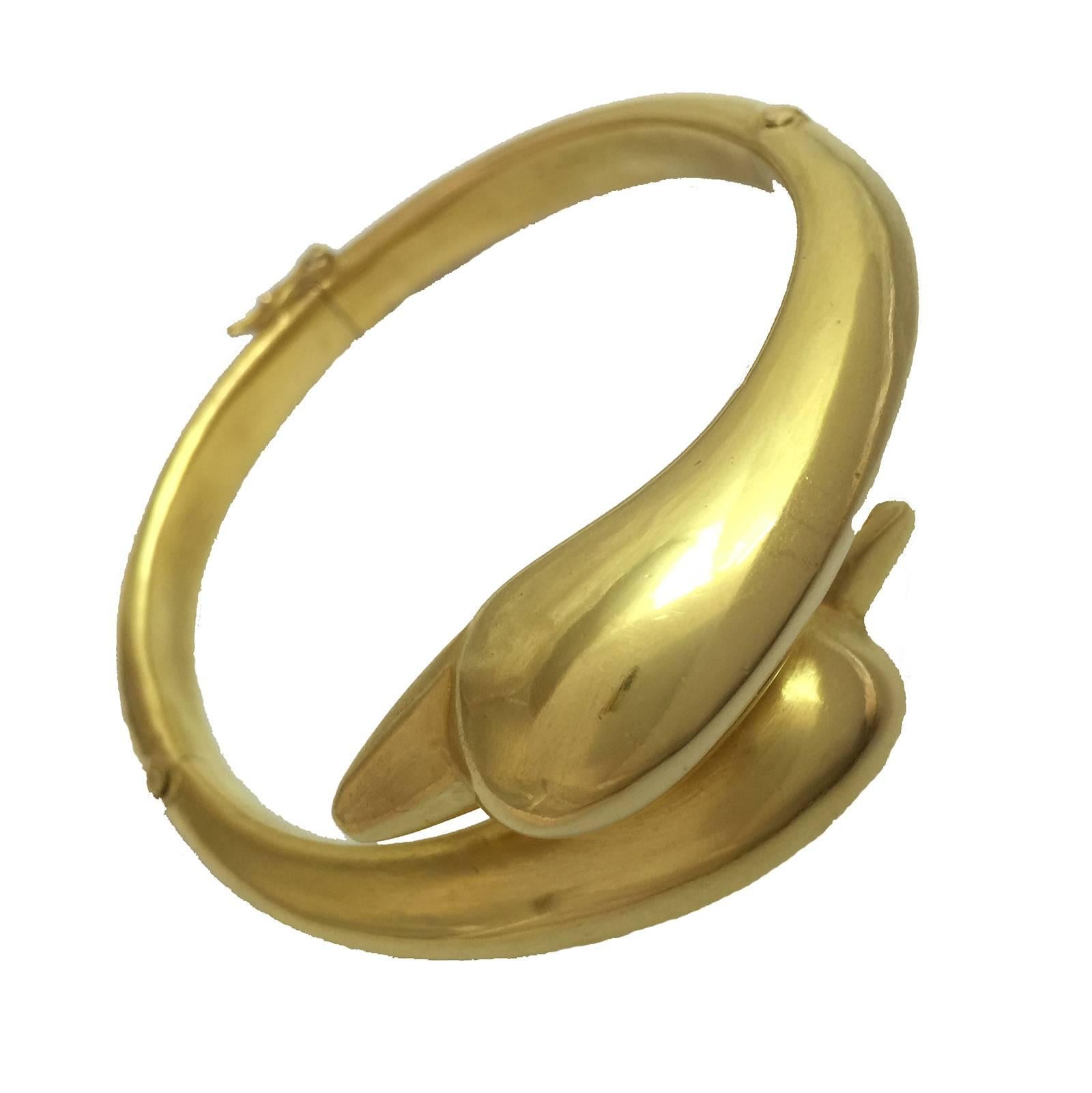 A yellow gold Lalaounis bracelet 